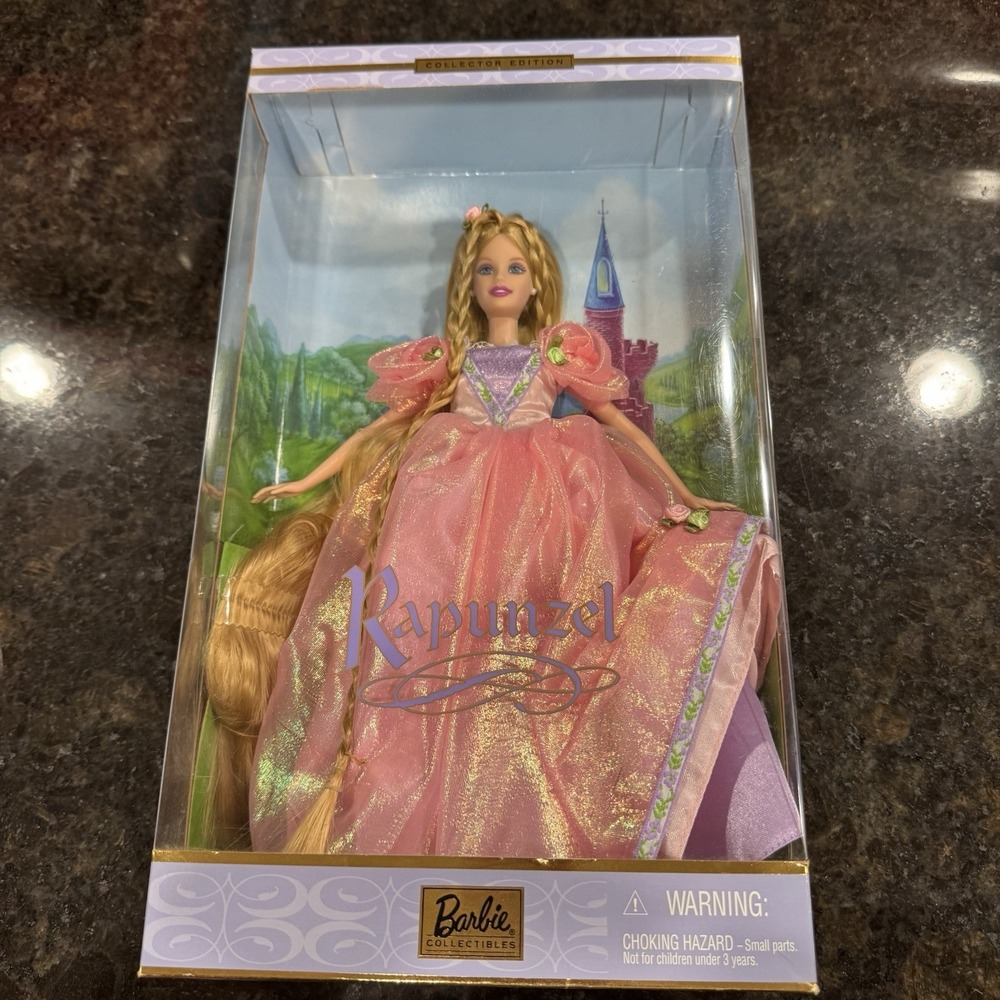 2001 Mattel Rapunzel Barbie Collector Edition Fairytale #53793 NRFB